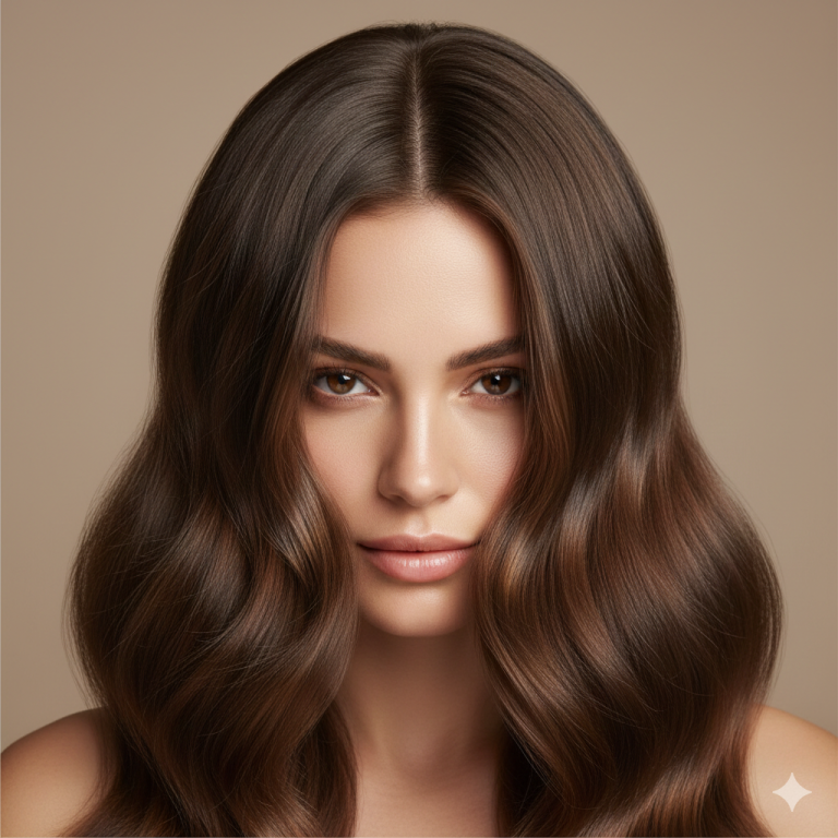 healthy scalp with pumpkin seed oil treatment