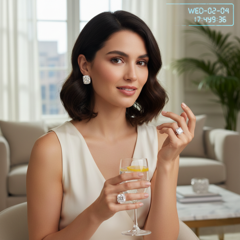 Lab grown diamond jewelry